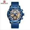 NAVIFORCE/ Lingxiang 9167 Men's Watch, waterproof quartz leather strap, six-hand multi-functional mesh strap men's watch Application Scenario